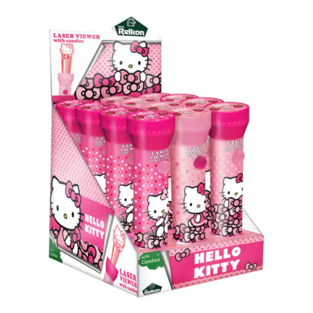 Kẹo Đèn Chiếu Laze Mèo, Hello Kitty Projector with Candies (8g) - RELKON